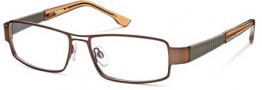 Diesel DL5019 Eyeglasses Eyeglasses - 049 Semi Shiny Brown