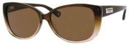Liz Claiborne 552/S Sunglasses Sunglasses - JPRP Brown Fade Glitterz (VW Brown Polarized Lens)