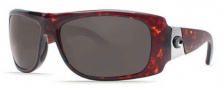 Costa Del Mar Bonita Sunglasses Tortoise Frame Sunglasses - Dark Gray / 400G