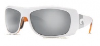 Costa Del Mar Bonita Sunglasses White Tortoise Frame Sunglasses - Silver Mirror / 580G