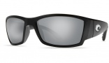Costa Del Mar Corbina Sunglasses Black Frame Sunglasses - Silver Mirror / 580G