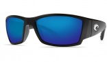 Costa Del Mar Corbina Sunglasses Black Frame Sunglasses - Blue Mirror / 400G