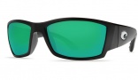 Costa Del Mar Corbina Sunglasses Black Frame Sunglasses - Green Mirror / 580G