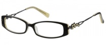 Harley Davidson HD 340 Eyeglasses Eyeglasses - BLK: Black On Yellow 