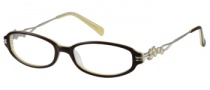 Harley Davidson HD 341 Eyeglasses Eyeglasses - BRN: Brown On Yellow