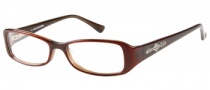 Harley Davidson HD 500 Eyeglasses Eyeglasses - WN: Wine / Olive Horn