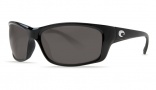 Costa Del Mar Jose Sunglasses Black Frame Sunglasses - Gray / 580G