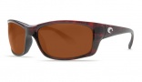 Costa Del Mar Jose Sunglasses Tortoise Frame Sunglasses - Copper / 580G