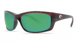 Costa Del Mar Jose Sunglasses Tortoise Frame Sunglasses - Green Mirror / 580G
