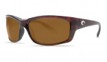 Costa Del Mar Jose Sunglasses Tortoise Frame Sunglasses - Amber / 580P