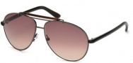 Tom Ford FT0244 Bradley Sunglasses Sunglasses - 08F Shiny Gunmetal / Gradient Brown