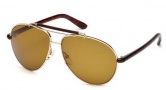 Tom Ford FT0244 Bradley Sunglasses Sunglasses - 28J Shiny Rose Gold / Roviex 