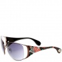 Ed Hardy Lola Sunglasses Sunglasses - Black / Grey Gradient