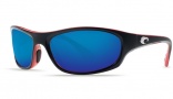 Costa Del Mar Maya Sunglasses Black Coral Frame Sunglasses - Blue Mirrror / 400G