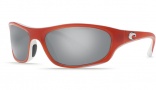 Costa Del Mar Maya Sunglasses Salmon White Frame Sunglasses - Silver Mirror / 580G
