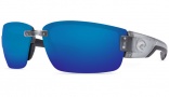 Costa Del Mar Rockport Sunglasses Silver Frame Sunglasses - Blue Mirror / 580P