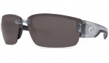 Costa Del Mar Rockport Sunglasses Silver Frame Sunglasses - Gray / 580P
