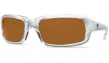 Costa Del Mar Switchfoot Sunglasses Crystal Frame  Sunglasses - Amber / 400P