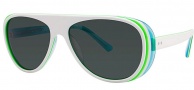 OGI Eyewear 8050 Sunglasses Sunglasses - 1292 White Lime Trans / Baby Blue 