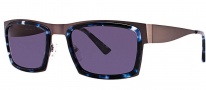 OGI Eyewear 8053 Sunglasses Sunglasses - 1375 Light Gunmetal / Blue Demi