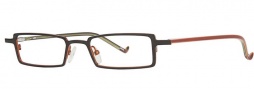 OGI Eyewear 2216 Eyeglasses Eyeglasses - 930 Black Orange / Brown Ripple Tangerine