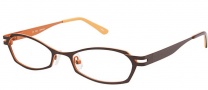 OGI Eyewear 2219 Eyeglasses Eyeglasses - 738 Dark Brown / Burnt Orange