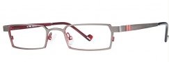 OGI Eyewear 2222 Eyeglasses Eyeglasses - 968 Dark Granite / Red 
