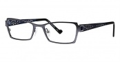 OGI Eyewear 3066 Eyeglasses Eyeglasses - 1073 Dark Gunmetal / Aqua
