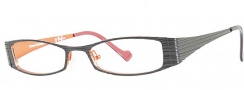 OGI Eyewear 4007 Eyeglasses Eyeglasses - 402 Black / Orange 
