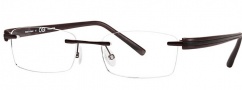 OGI Eyewear 502 Eyeglasses Eyeglasses - 54 Brown / Black 