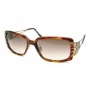 Cazal 8005 Sunglasses Sunglasses - 002 Demi Amber Rose Gold /  Brown Gradient Lenses