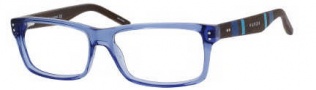 Tommy Hilfiger 1136 Eyeglasses Eyeglasses - 0H1Y Transparent Blue / Dark Wood
