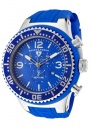 Swiss Legend Men's Neptune 11812P Watch Watches - 11812P-03B Blue Silicone Strap / Blue Dial