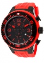 Swiss Legend Men's Neptune 11812P Watch Watches -  11812P-BB-01R Red Silicone Strap / Black Dial