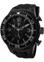 Swiss Legend Men's Neptune 11812P Watch Watches - 11812P-BB-01 Black Silicone Strap / Black Dial