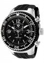 Swiss Legend Men's Neptune 11812P Watch Watches - 11812P-01 Black Silicone Strap / Black Dial