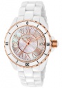 Swiss Legend Women’s Karamica 20050 Watch Watches - 20050-WWRR1 White Ceramic Band / White Mother of Pearl Dial