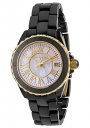 Swiss Legend Women’s Karamica 20050 Watch Watches - 20050-BKWGR1 Black Ceramic Band / White Mother of Pearl Dial
