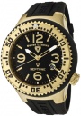 Swiss Legend Neptune 21848D Watch Watches - 21848P-YG-01 Black Rubber / Black Dial