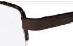 Flexon 485 Eyeglasses Eyeglasses - 201 Dark Shiny Brown