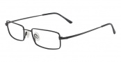 Flexon 658 Eyeglasses Eyeglasses - 001 Black Chrome
