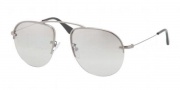 Prada PR 58OS Sunglasses Sunglasses - 5AV1A0 Gunmetal Gray / Mirror Silver Gradient