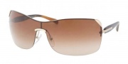 Prada PR 59OS Sunglasses Sunglasses - ZVN1Z1 Pale Gold Brown Gradient