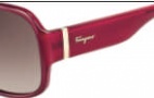 Salvatore Ferragamo SF603S Sunglasses Sunglasses - 605 Pearl Bordeaux