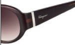 Salvatore Ferragamo SF605S Sunglasses Sunglasses - 220 Pearl Dark Brown 