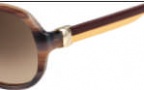 Salvatore Ferragamo SF607S Sunglasses Sunglasses - 217 Brown Horn 