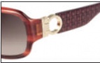 Salvatore Ferragamo SF608S Sunglasses Sunglasses - 216 Striped Brown