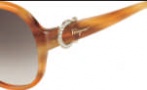 Salvatore Ferragamo SF611SR Sunglasses Sunglasses - 260 Striped Honey 