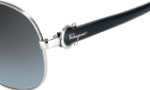 Salvatore Ferragamo SF101S Sunglasses Sunglasses - 035 Shiny Gunmetal