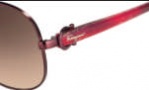 Salvatore Ferragamo SF101S Sunglasses Sunglasses - 615 Shiny Red 